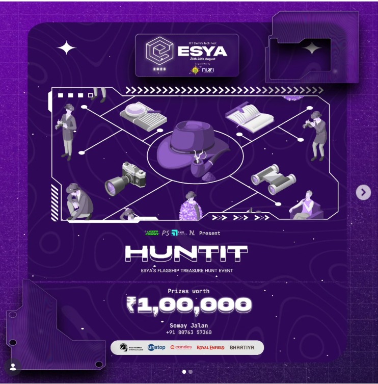 HuntIT poster